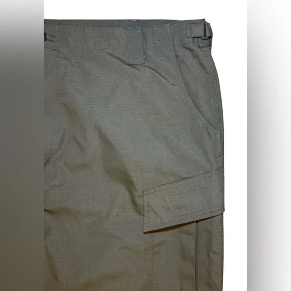 CQR Men's Green Tactical Ripstop Utility Cargo Pants 2XL Adjustable Waist - Picture 5 of 11